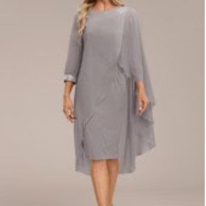 Flowy Elegant wedding guest dress